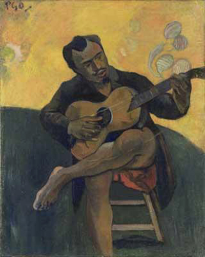 The Guitar Player Paul Gauguin
